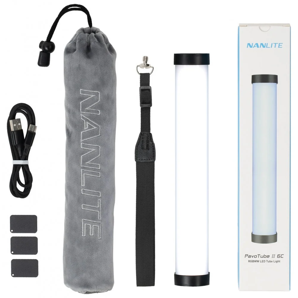 【ERIKO】NANLITE PavoTube II 6C Nanlite PavoTube II 6C - Світлодіодна трубка RGB + WW| Recraw